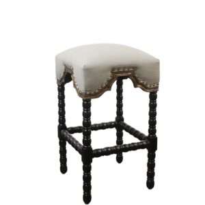 Barstool San Marco, Espresso W/Gold, Bae Jute
