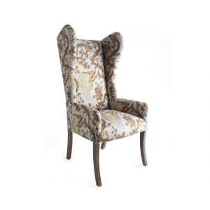 Wingback chair Margo, Peacock