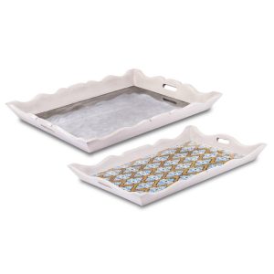 Tray Tarlow Nested, Mirror Painted A