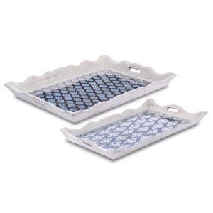 Tray Tarlow Nested,Painted Mirror B