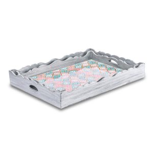 Tray Tarlow Nested, Mirror Painted F