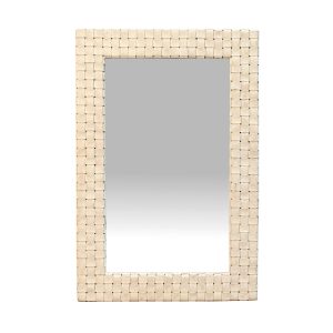 Mirror Soho Rectangular, Ivory