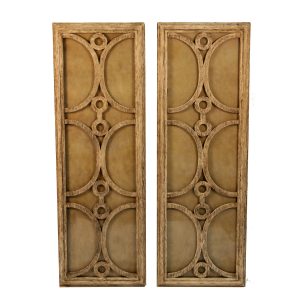Curio Wall Plaque, set of 2