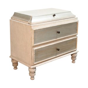 Nightstand Vicens Antique Gold drawers and top