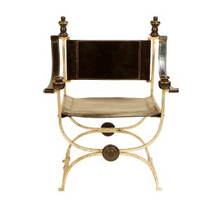 Chair Fellini Black and Silver