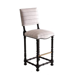 Barstool Portugues, Huntington Stripe Domino