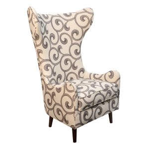 Wing chair Michelle, Hampton scroll