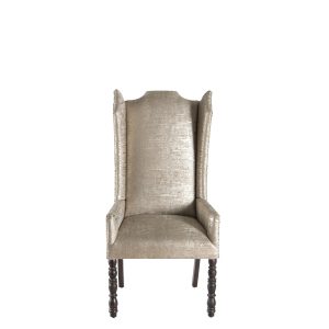 Dining chair Coco, Metal Bass Flax